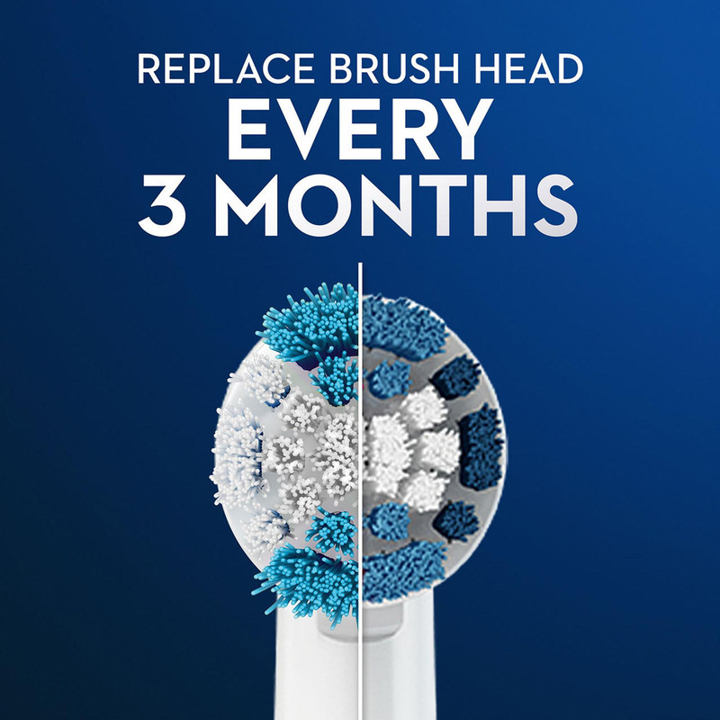 سری یدک مسواک برقی اورال-بی مدل Precision Clean بسته 5 عددی