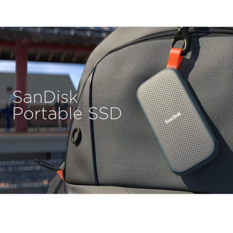 اس اس دی اکسترنال سن دیسک مدل PORTABLE E30 ظرفیت 2 ترابایت رابط USB 3.2 Gen2