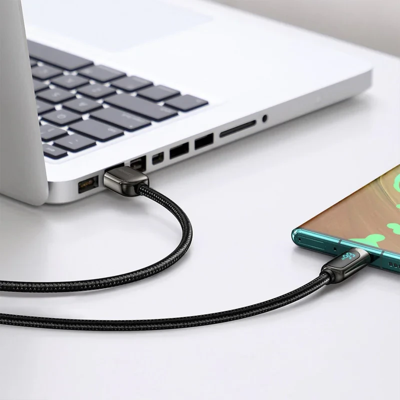 کابل تبدیل USB به USB-C بیسوس مدل Display Fast Charging-66w طول 2 متر