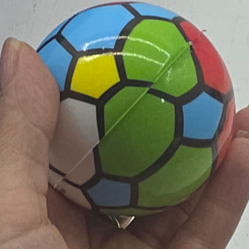 توپ بازی ناب سل مدل  پرشی هفت رنگ کد NAAB00123 JUMPING BALL