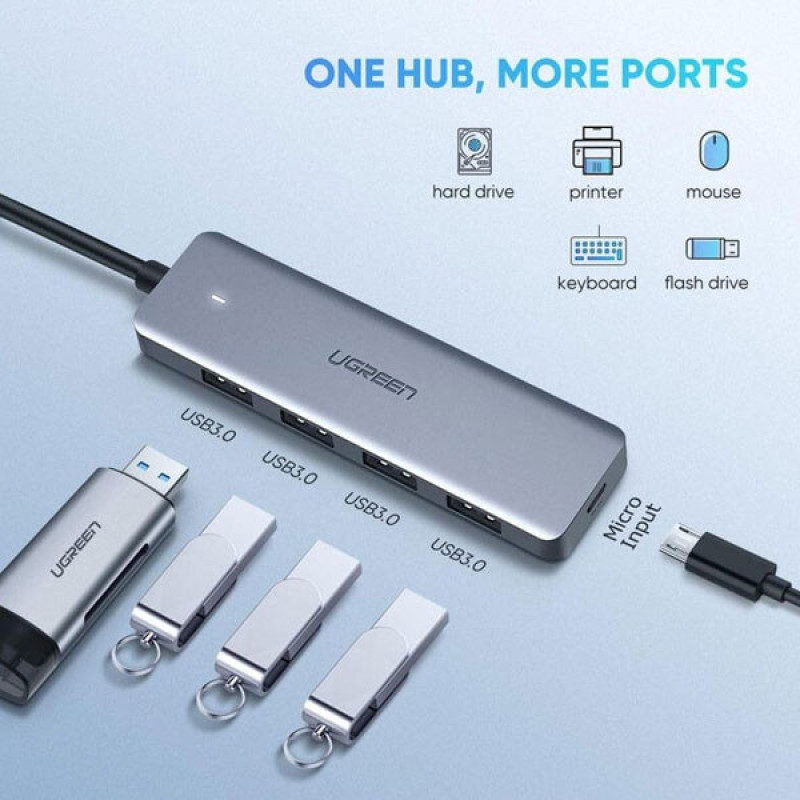 هاب 4 پورت USB-C یوگرین مدل UG-70336