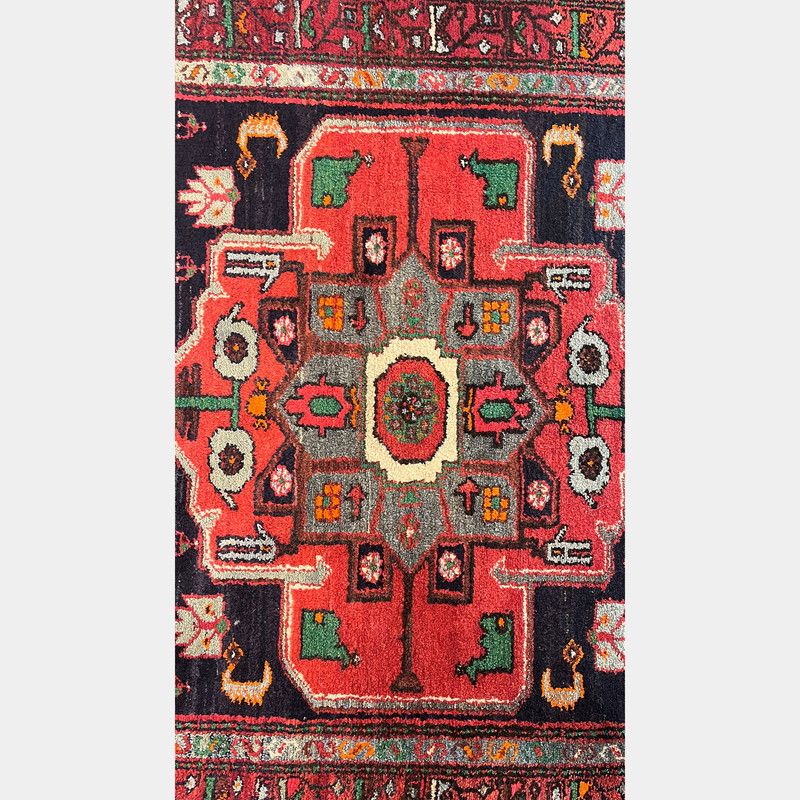 فرش دستباف کناره طول دو متر مدل ترکمن کد NKP.RJ20
