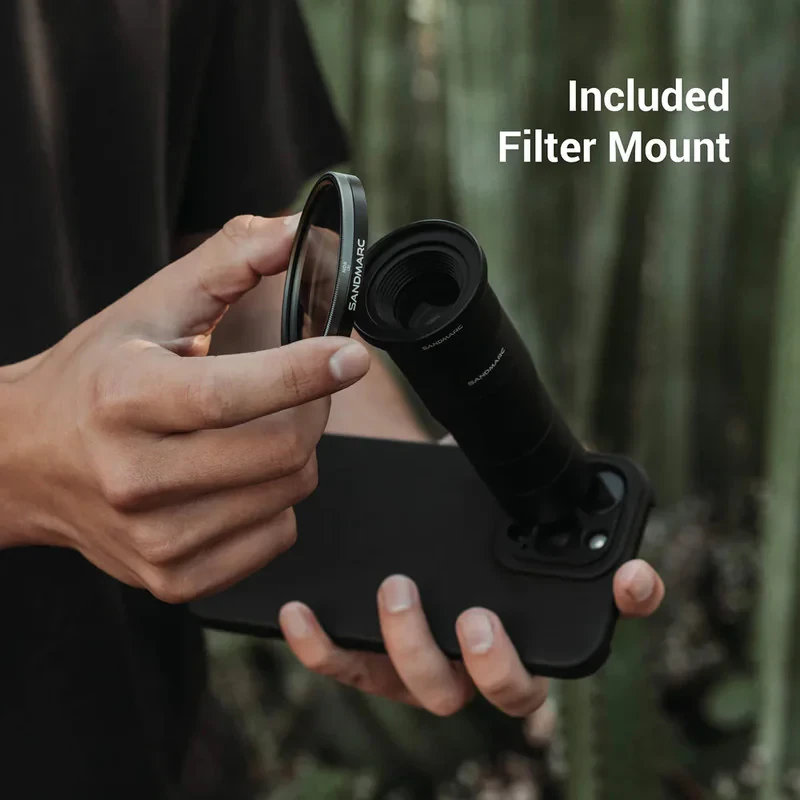 لنز موبایل سندمارک مدل Telephoto 6x مناسب برای گوشی موبایل اپل iPhone 16
