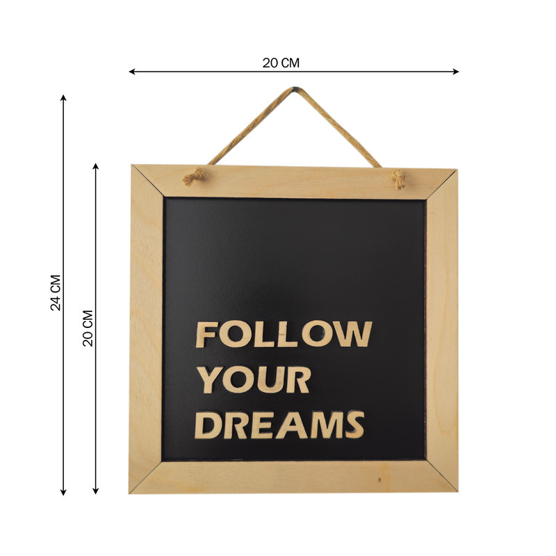 دیوارکوب مدل follow your dreams