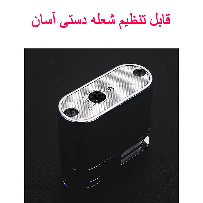 فندک گازی آنست مدل شعله بغل طرح پیپل