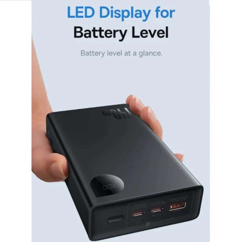 پاوربانک بیسوس مدل Adaman  140W ظرفیت 24000 میلی آمپر ساعت
