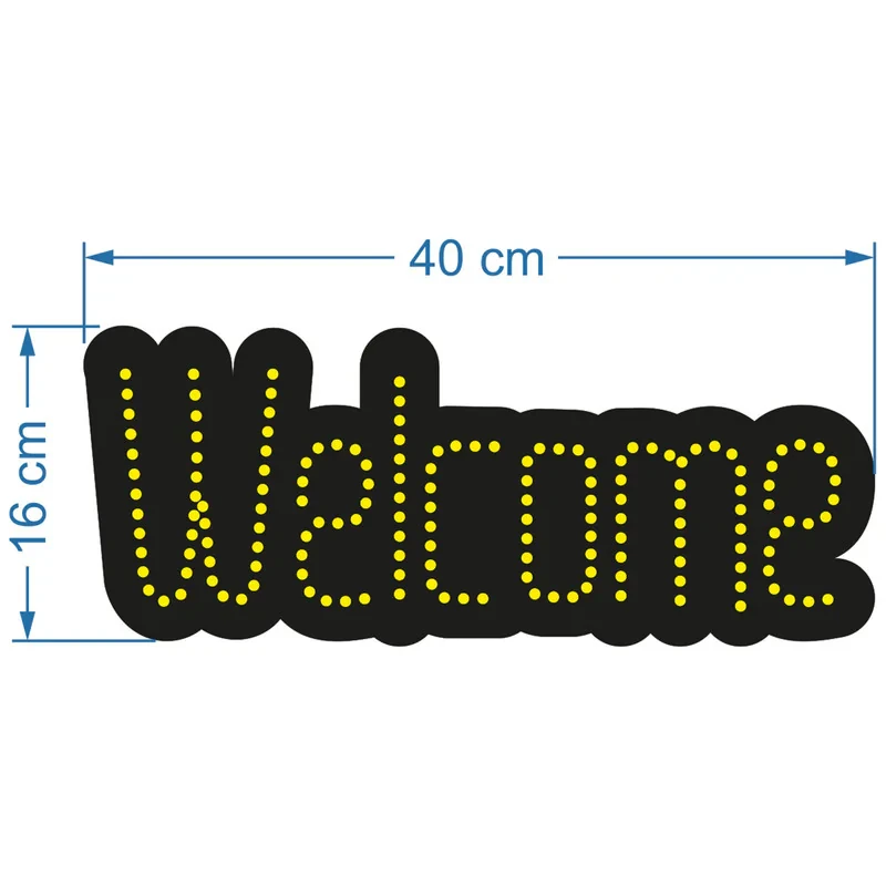 تابلو ال ای دی طرح Welcome کد 159Y
