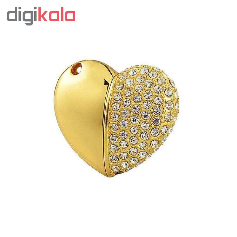 فلش مموری مدل ul01 طرح قلبی ظرفیت 32 گیگابایت