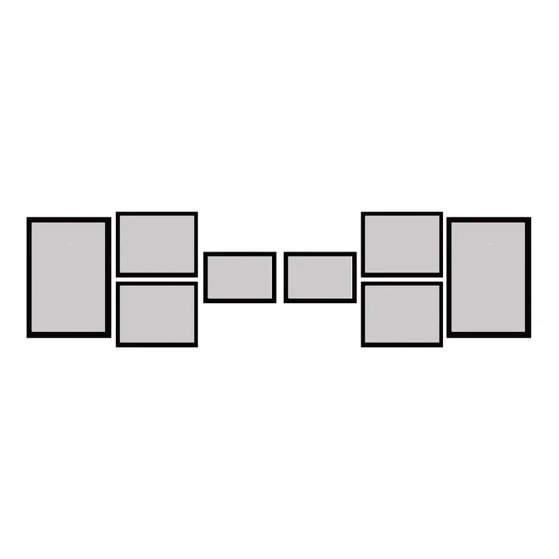 قاب عکس بکلیت مدل 215-115 مجموعه 8 عددی