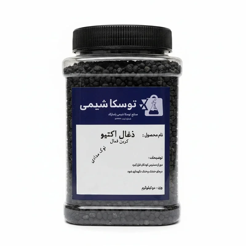 زغال اکتیو آکواریوم توسکا شیمی مدل AquaFilter وزن دو کیلوگرم