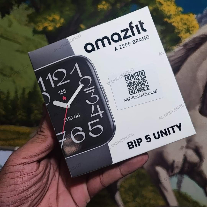 ساعت هوشمند 49 میلی متری امازفیت مدل MAR ERGONOMIC BIP 5 UNITY WIDE بند سیلیکون