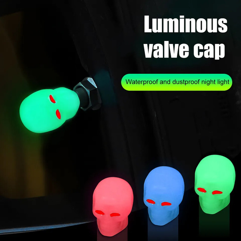 سر والف لاستیک مدل بدون باتری کد SKULL-CAR-MOTO-BE بسته 2 عددی