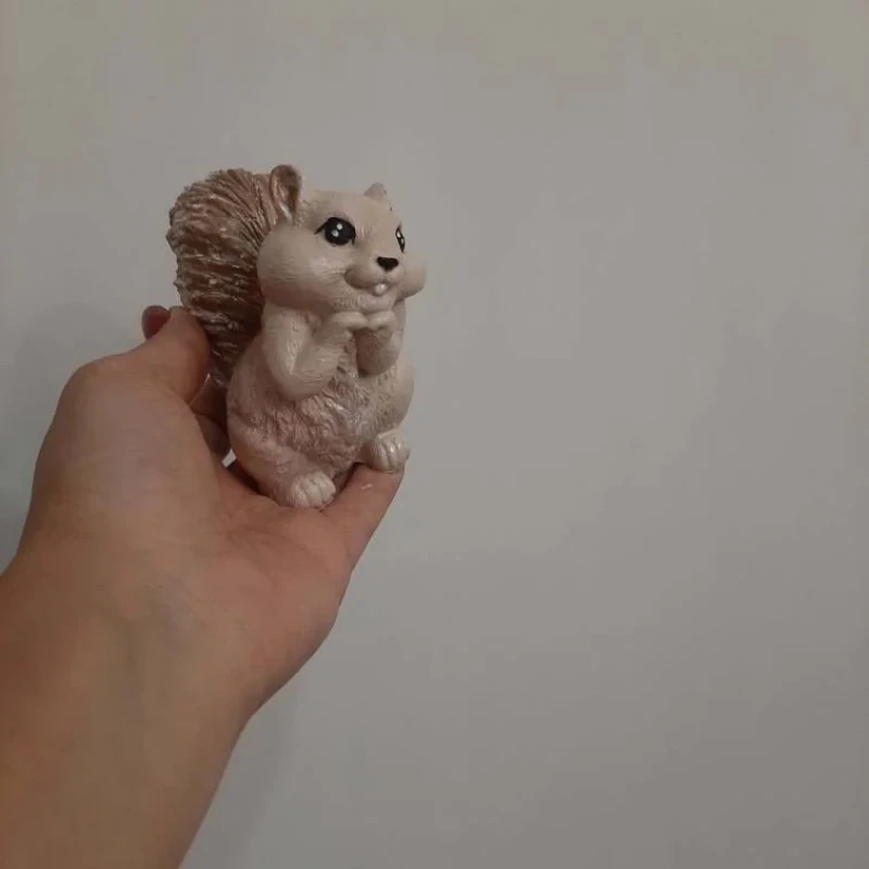 مجسمه مدل بلوط و سنجاب بسته 3 عددی
