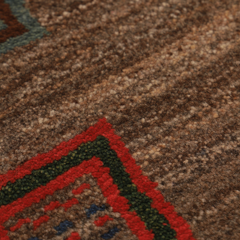 گبه دستباف یک متری طرح قشقایی کد 4040426