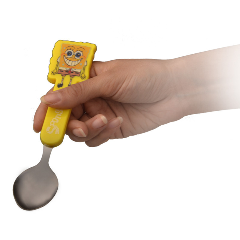 قاشق غذاخوری کودک مدل Sponge Bob کد EL-023