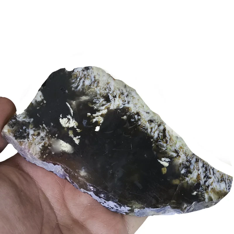 سنگ راف عقیق مدل خرمایی کد f4
