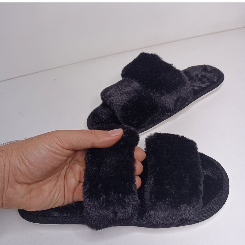دمپایی حوله‌ای نیکتا مدل 12000-2 کد 1152-BK