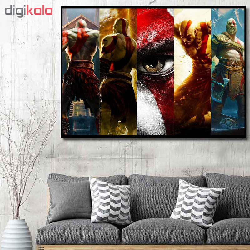 تابلو شاسی گالری استاربوی طرح God Of War مدل خدای جنگ 01
