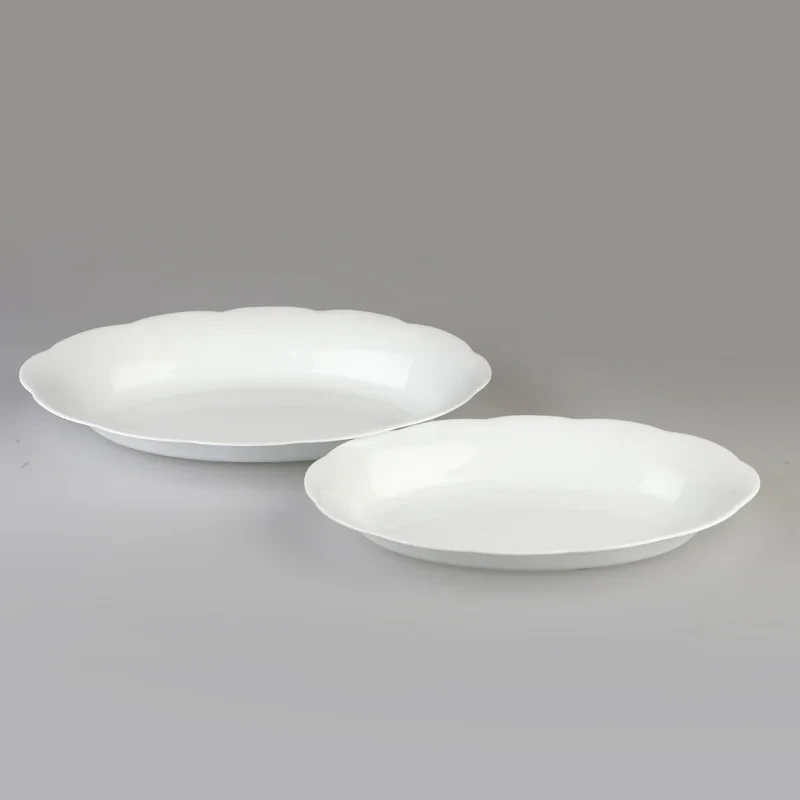 دینو مدل 001 دیس آرکوپال بسته 2 عددی، ابعاد 32×5×22 و 28×5×18 سانتی‌متر، وزن 540 و 490 گرم، قابل شستشو با دست و ماشین ظرفشویی