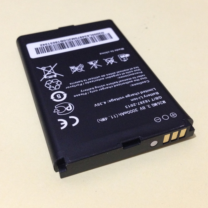باتری لیتیومی مدل M26MG ظرفیت 3000 میلی آمپرساعت مناسب برای مودم قابل حمل ایرانسل FD-M40 B1