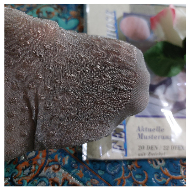 جوراب شلواری زنانه مدل شیشه ای مربعی کد AS1433