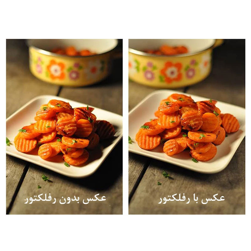 رفلکتور 5 کاره زومی مدل 5in1 سایز 60×60 سانتی‌متر