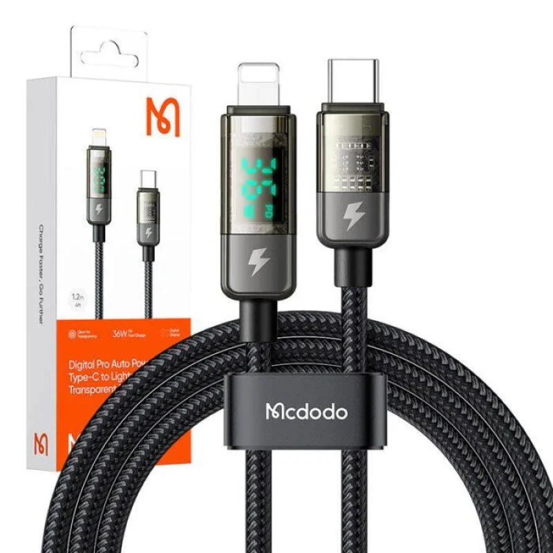 کابل تبدیل USB-C به لایتنینگ مک دودو مدل CA-3600 طول 1.2 متر