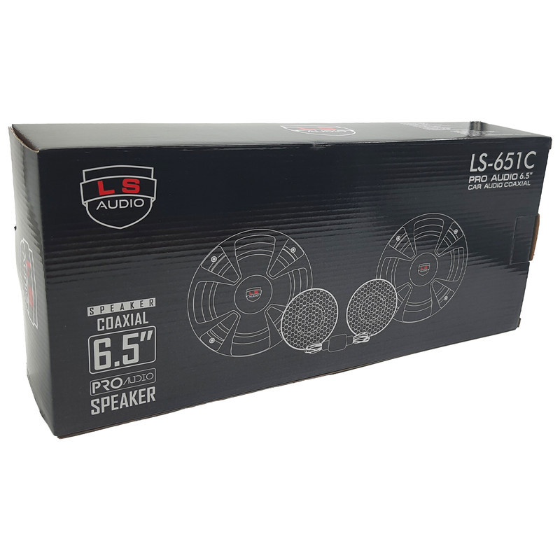کامپوننت جلو خودرو ال اس آدیو مدل LS-651 C سایز 6.5 اینچ بسته 4 عددی
