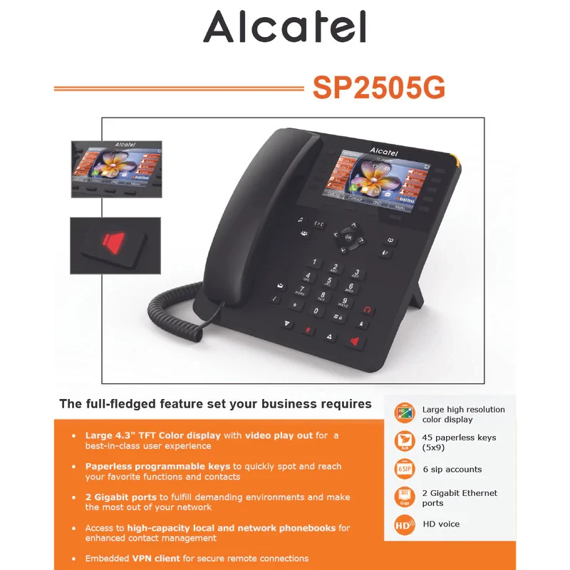 تلفن تحت شبکه آلکاتل مدل SP-2505G