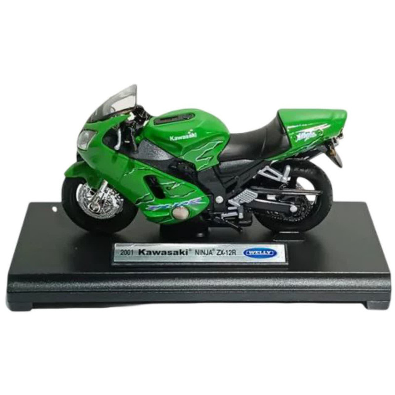 موتور بازی ناب سل مدل کاوازاکی فلزی ولی مدل KAWASAKI NINJA ZX-12R WELLY