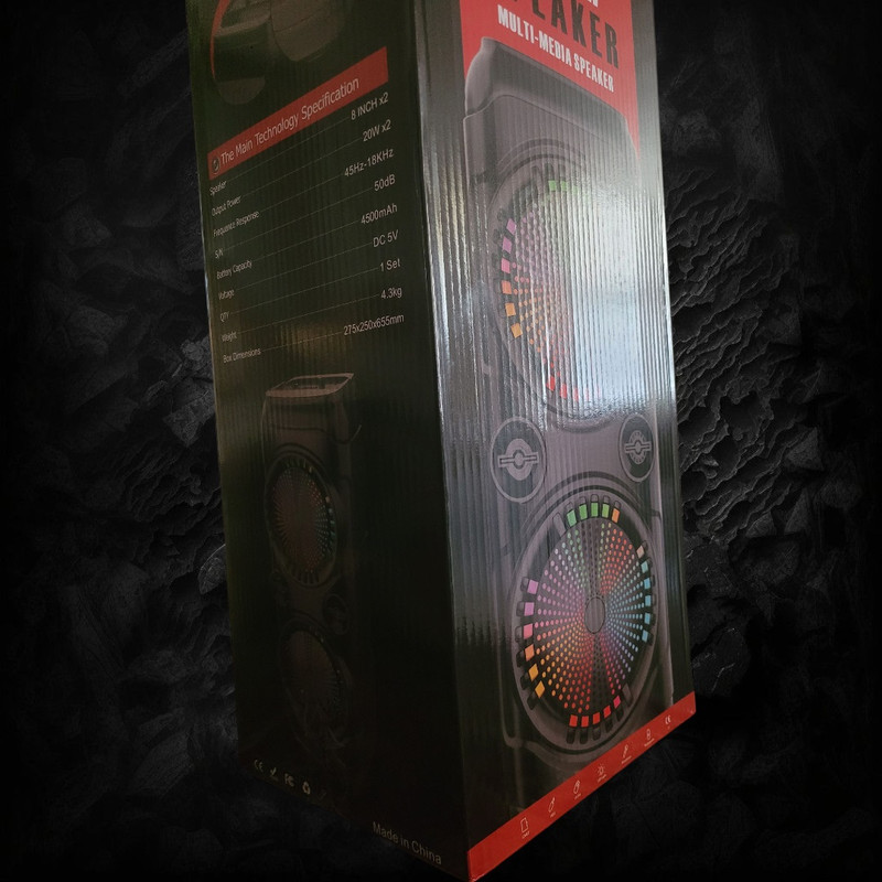 اسپیکر بلوتوثی قابل حمل مدل MULTI-MEDIA-SPEAKER