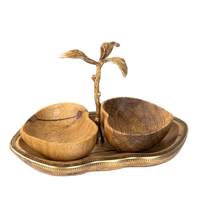 اردوخوری گلد کیش مدل گلدن برد قلب GK829414 چوبی
