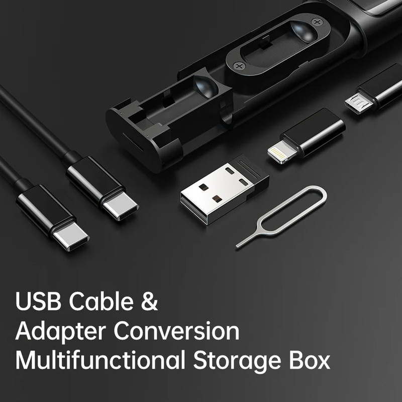 کابل تبدیل USB-CUSB به LightningUSB-CMicro USB مک‌ دودو مدل Box با طول 0.3 متر