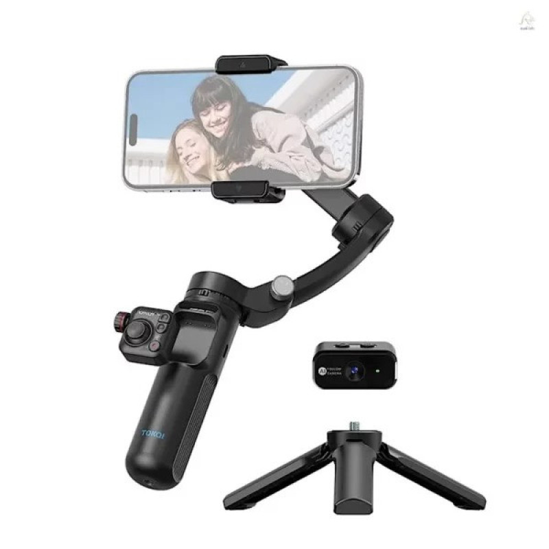گیمبال و استابیلایزر توکی مدل M02 3-Axis به همراه دوربین دنبال کننده