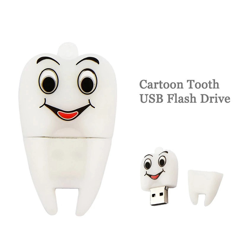 فلش مموری طرح دندان 02 مدل Ul-Tooth02 ظرفیت 128 گیگابایت