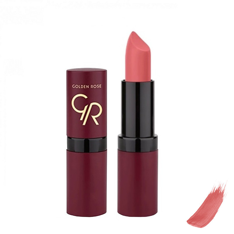 رژلب گلدن رز مدل Velvet شماره 05