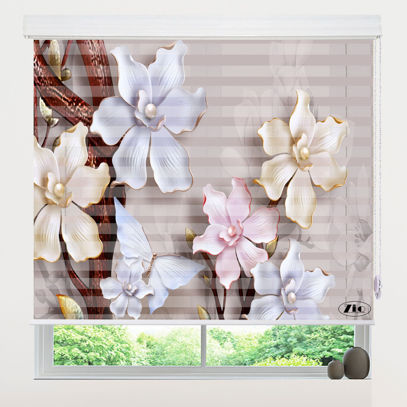 پرده زبرا زیو مدل 3D-1193 سایز 200x150 سانتی متر