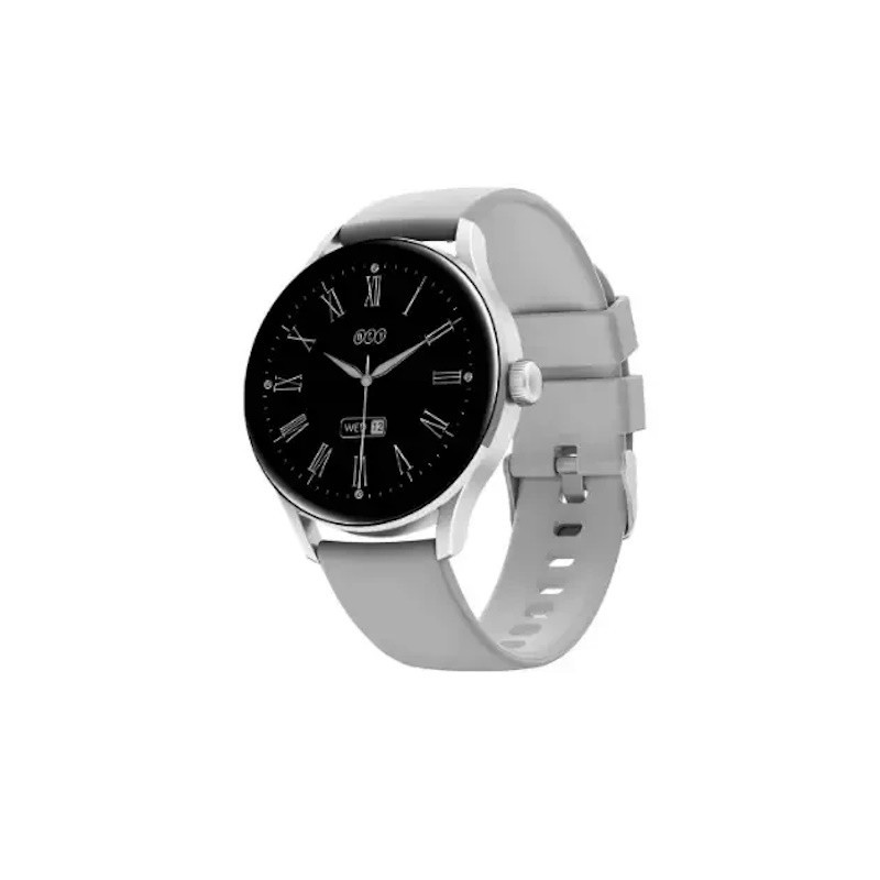 ساعت هوشمند کیو سی وای مدل MSU WATCH ELITE PUNCHING  دارای قابلیت های صفحه نمایش رنگی، صفحه نمایش لمسی، کنترل موسیقی (Music Player)، قابلیت مکالمه از طریق بلوتوث بند سیلیکون