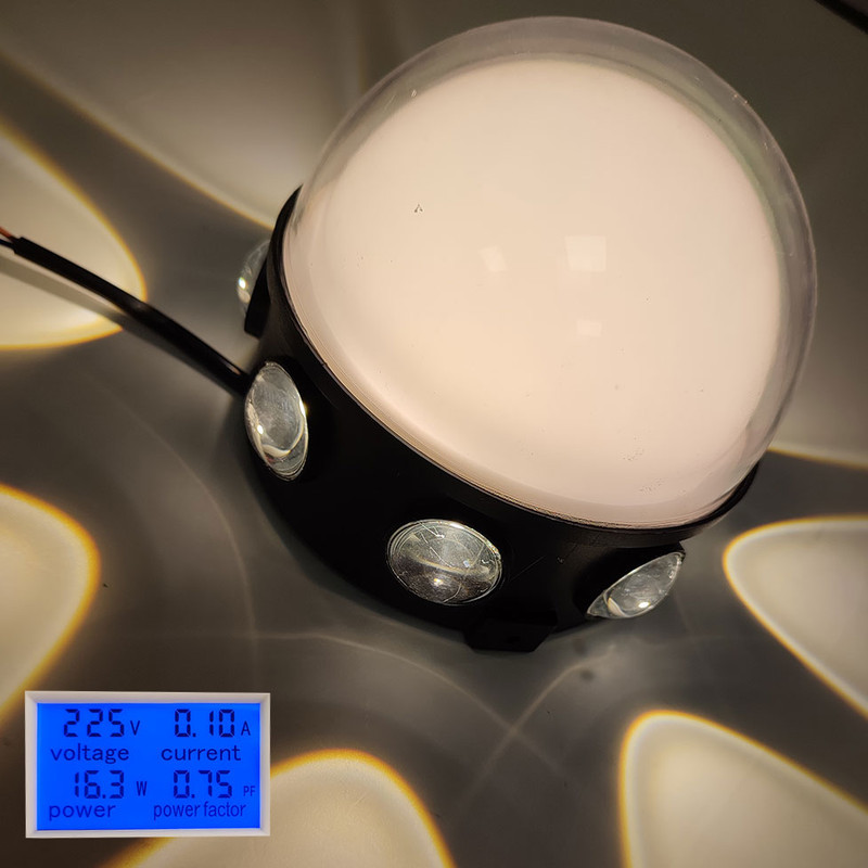 چراغ دیواری 20 وات مدل خورشید کد BD150