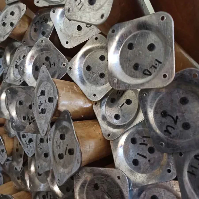 پایه میز عسلی مدل چوبی مخروطی کد 45-D1 بسته 4 عددی