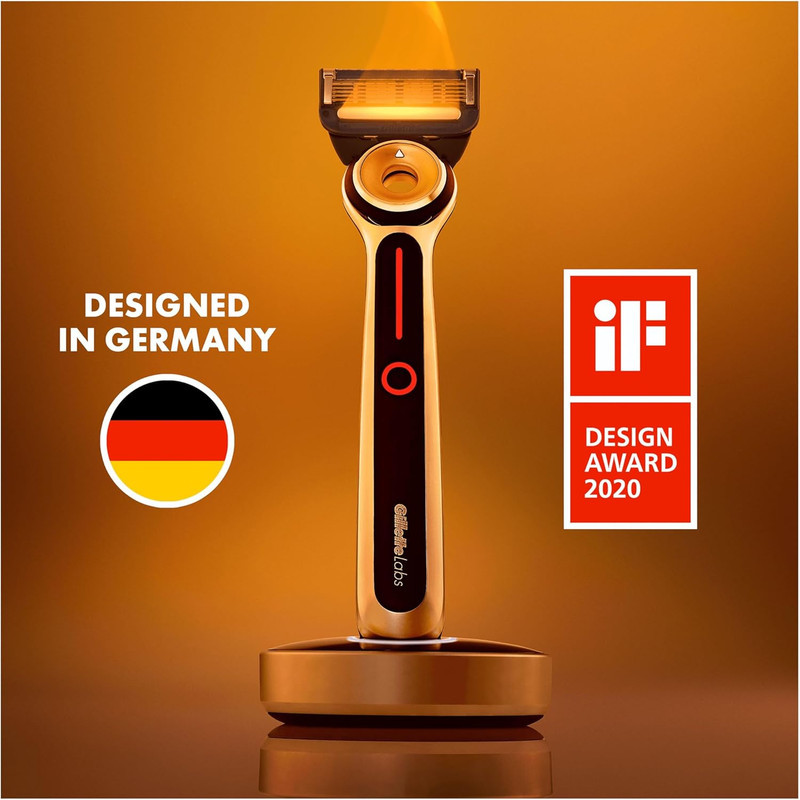 خود تراش ژیلت مدل Labs Heated Razor به همراه یدک
