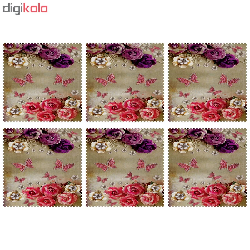 زیربشقابی مدل U1-42818 بسته 6 عددی