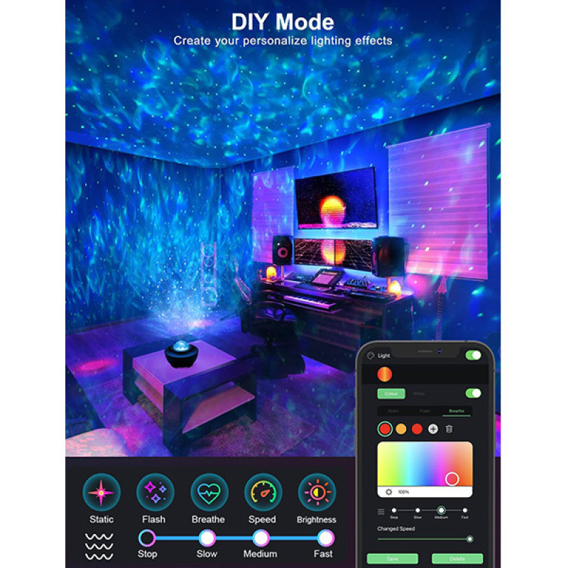 چراغ رومیزی مدل Starry Projector Light