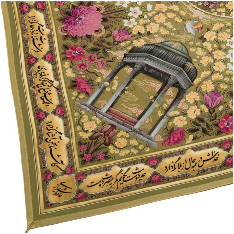 سفره 4 نفره مدل پارچه ای طرح گلستان شاعران کد 00103055