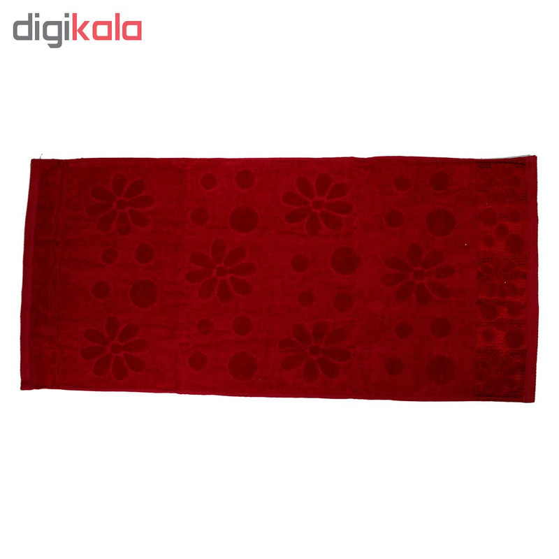 حوله دستی آیدین تاول مدل شکوفه سایز 40 × 80 سانتی متر