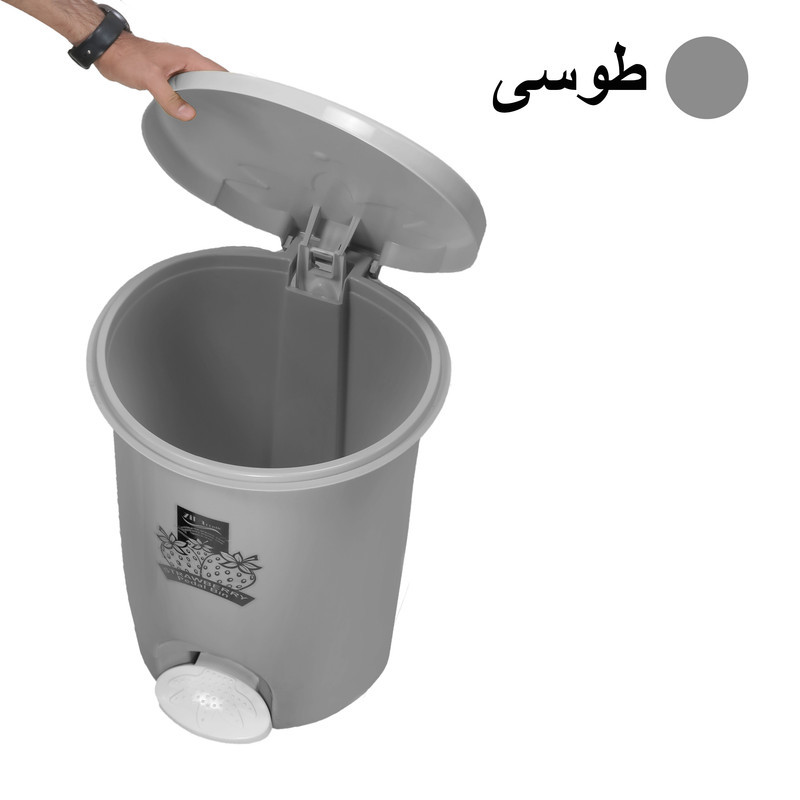 سطل زباله پدالی مدل توت فرنگی