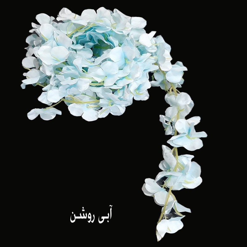 ریسه گل مصنوعی پارچه‌ای طول 2 متر مدل 187 مناسب تزیینات داخلی و خارجی سبک و قابل حمل