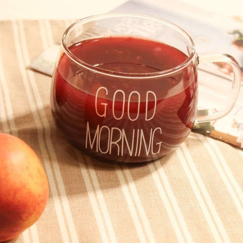 ماگ مدل تکست طرح good morning