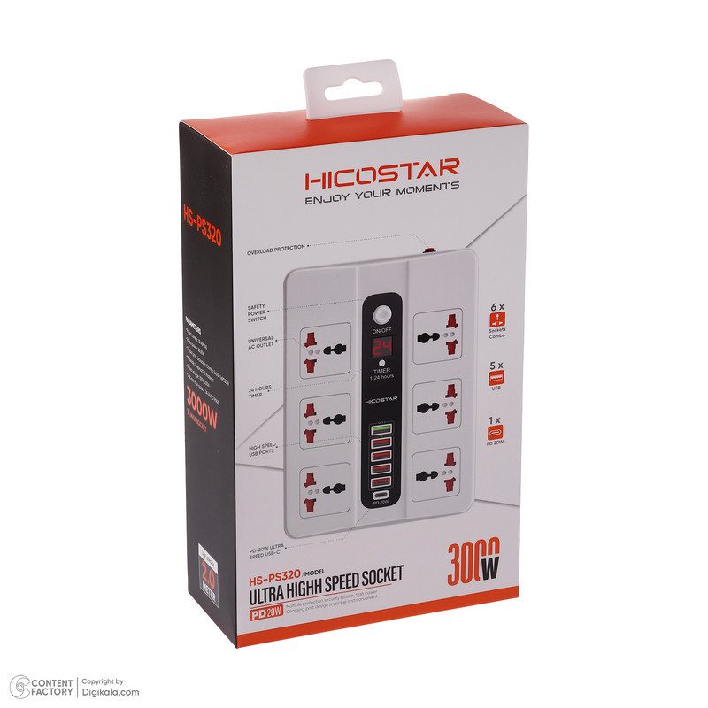چندراهی برق هایکواستار مدل HS-PS320