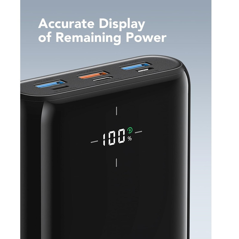 پاوربانک 12 وات وییسی مدل G3015 ظرفیت 30000 میلی‌آمپرساعت به همراه کابل USB-C